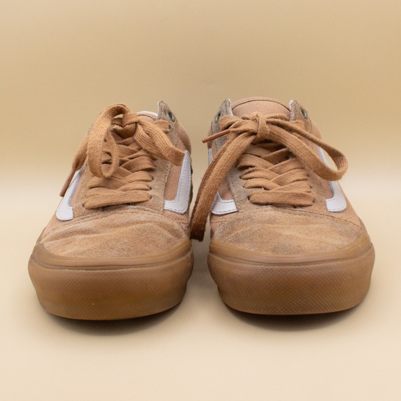 Vans Skate Old Skool Brown Gum Distress Shoes Men's Size 7 - Picture 2 of 8